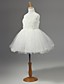  Chiffon Flower Girl Dress With Flowers