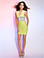  Sheath/Column V-neck Sleeveless Short/Mini Bandage Dress