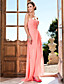  Sheath/Column Sweetheart Asymmetrical Chiffon Evening Dress