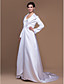  Long Sleeve Satin Special Occasion Jacket/Wedding Wrap(More Colors)