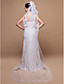  One-tier Chapel Wedding Veils With Scalloped/Lace Applique Edge (More Colors)