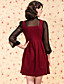  ts vintage bow shirt style tweed kjole