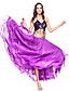  dancewear chiffon com babados três camadas saia da barriga desempenho para senhoras mais cores