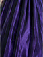  A-line Strapless Floor-length Tulle Evening Dress With Feathers/fur