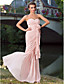  Trumpet/Mermaid Sweetheart Floor-length Chiffon Evening Dress