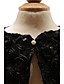  Brilliant satijn met lange mouwen Flower Girl Party / bruiloft jas / wrap met frezen & Pailletten