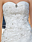  Ball Gown Sweetheart Chapel Train Tulle Satin Wedding Dress