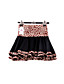  dancewear polyester med animal print frilled praksis latin skjørt for damene