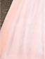  baljurk strapless vloer-length tule avondjurk