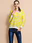  ts Streifen Langarm Pullover Pullover (zwei Farben)