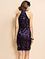  animais ts padrão de vestido justo jacquard chinês
