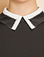  ts diamonded kraag blouse stijl schede jurk
