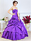 Ball Gown Sweetheart Floor-length Taffeta Evening Dress