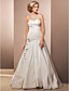  A-line Sweetheart Floor-length Taffeta Wedding Dress