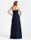  Sheath/Column Strapless Sweetheart Floor-length Chiffon Bridesmaid Dress