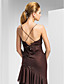  Sheath/Column V-neck Floor-length Chiffon Evening Dress