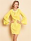  TS Simplicity Beads Flare Sleeve Dress