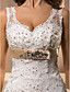  Trumpet/Mermaid Queen Anne Court Train Satin Wedding Dress