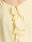 Sheath/ Column Sweetheart Sweep/ Brush Train Chiffon Elastic Woven Satin Evening Dress