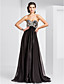  a-line Liebsten Sweep / Pinsel Zug Chiffon und Pailletten Abendkleid