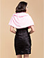  Faux Fur With Sashes/ Ribbons Special Occasion Shawl