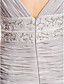  A-line Off-the-shoulder Court Train Chiffon Evening Dress