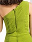  Chiffon Sheath/Column One Shoulder Floor-length Evening Dress inspired by Sigourney Weaver at Golden Globe