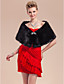  Gorgeous Faux Fur Wedding / Special Occasion Shawl / Wrap With Rhinestone (More Colors)