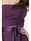  A-line Strapless Knee-length Chiffon Stretch Satin Bridesmaid/ Wedding Party Dress