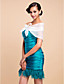  tule met lint bruiloft / feest shawl (meer kleuren)