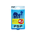 Stereo Headphone Earphone PSP Remote Control Blue (GM012)