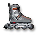 inlask rollerblade jeunes patins réglables en ligne de chaussures taille US 5-6.5 EU 35-38 (pf087.2)