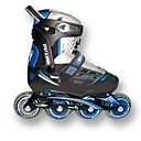 micro s180jr rollerblade jeugd verstelbaar in line skates schoenen maat ons 6-7.5/eu 37-40 (pf066.3)