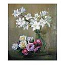 Handmade Flowers Art Oil Painting on Canvas High quality GDH-160 (Start From 20 Units) Free Shipping