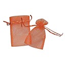 1 Piece Orange Mesh Drawstring Gift Bag, 10*13CM (SDBG142) (Start From 500 Units)-Free Shipping