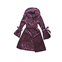 manteau de velours pourpre pour les femmes, taille: S / M / L (fd-jc6) (à partir de 5 unités)-Livrai