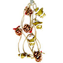 Hanging Christmas Craft with Santa Claus, Pinecones (ZL014) (Start From 30 Units)-Free Shipping