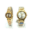 or couple regarder ensemble w / strass (tyb010) (à partir de 3 unités) Livraison gratuite
