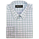 Long Sleeve Stripe Grid Dress Shirt (QRJ004) -Free Shipping by Air Mail