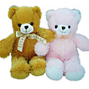 1 pc avec des ours en peluche ruban - brun / rose (mr042)