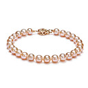 Pink 6.5-7 mm AAA Freshwater Pearl Bracelet (DSZZ085)