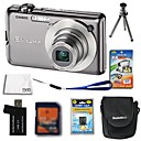 Casio EXILIM EX-S10 10.3MP Digital Camera + 2GB SD Card + Extra Battery + 6 Bonus