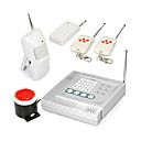 Wireless Control Home Alarm System (4 Guard Zones)