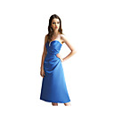 A-line Sweetheart Knee Lengt Satin Bridesmaid /Cocktail Dress HSX776