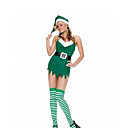 SANTA costume vert sexy mini-série de Noël (sdq295)