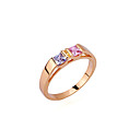 Simply Fashion Cubic Zirconia Ring - CZ Ring RYX1--0239 (SZY400)