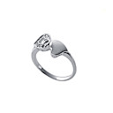 elegante anello romantico zirconi in argento - anello in argento 6.742 (szy527)