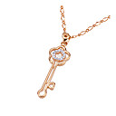 18K Gold Plated Key Pendant Necklace PYX3 - 0012 (SZY706)