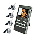 2.5" TFT 2.4GHZ Four Channel MP4 Baby Monitor Kit with 4x Night Vision wireless Camera