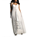 empire halter parole longueur chiffon perles tenue de soirée / robe de bal (gye011)